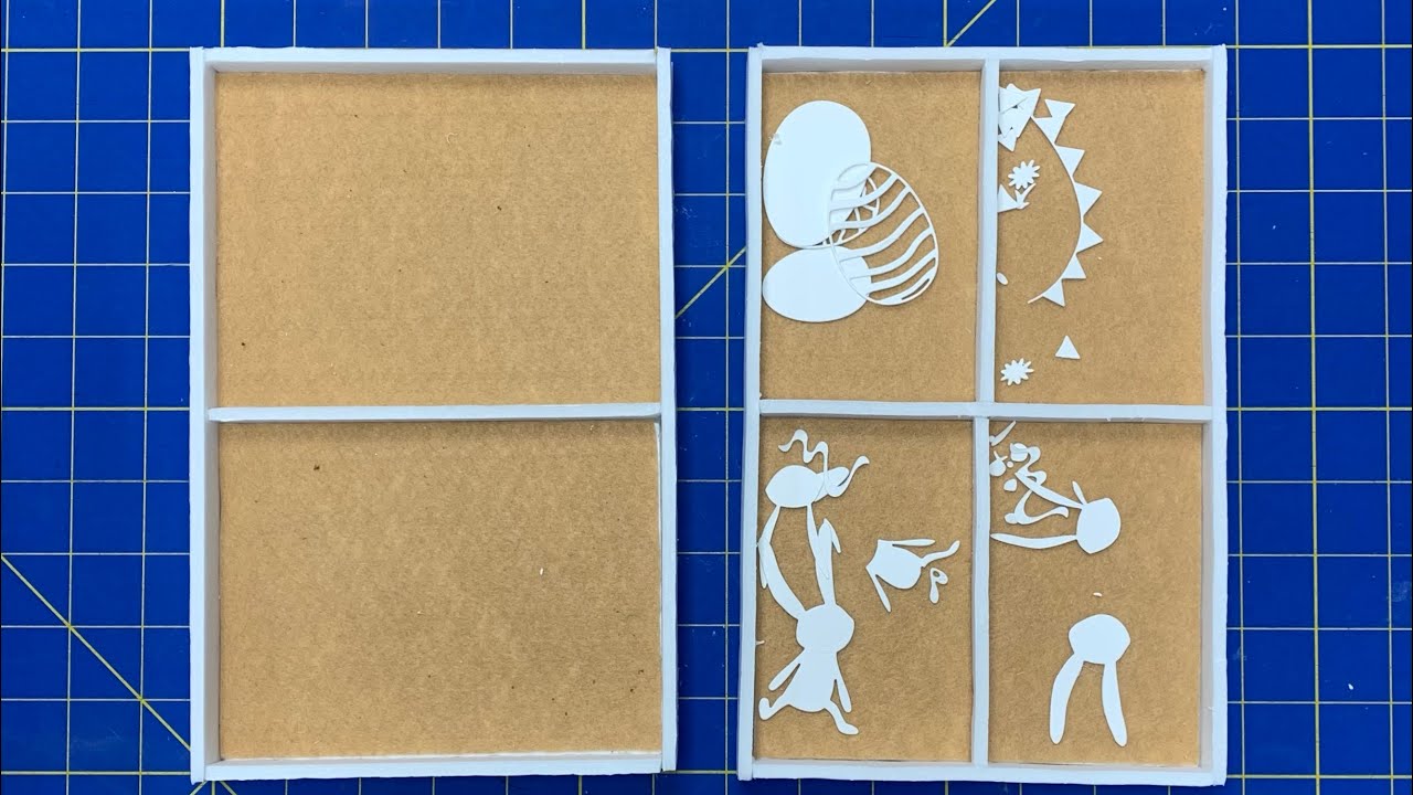 Creating a tray to hold die cut pieces or ephemera