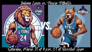 ABA Central Region Semifinal A: Indiana Lyons vs. Peoria Pitbulls [RECORDED]