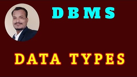 Data types in DBMS || Data types in Open office || By Ravi sspet ||
