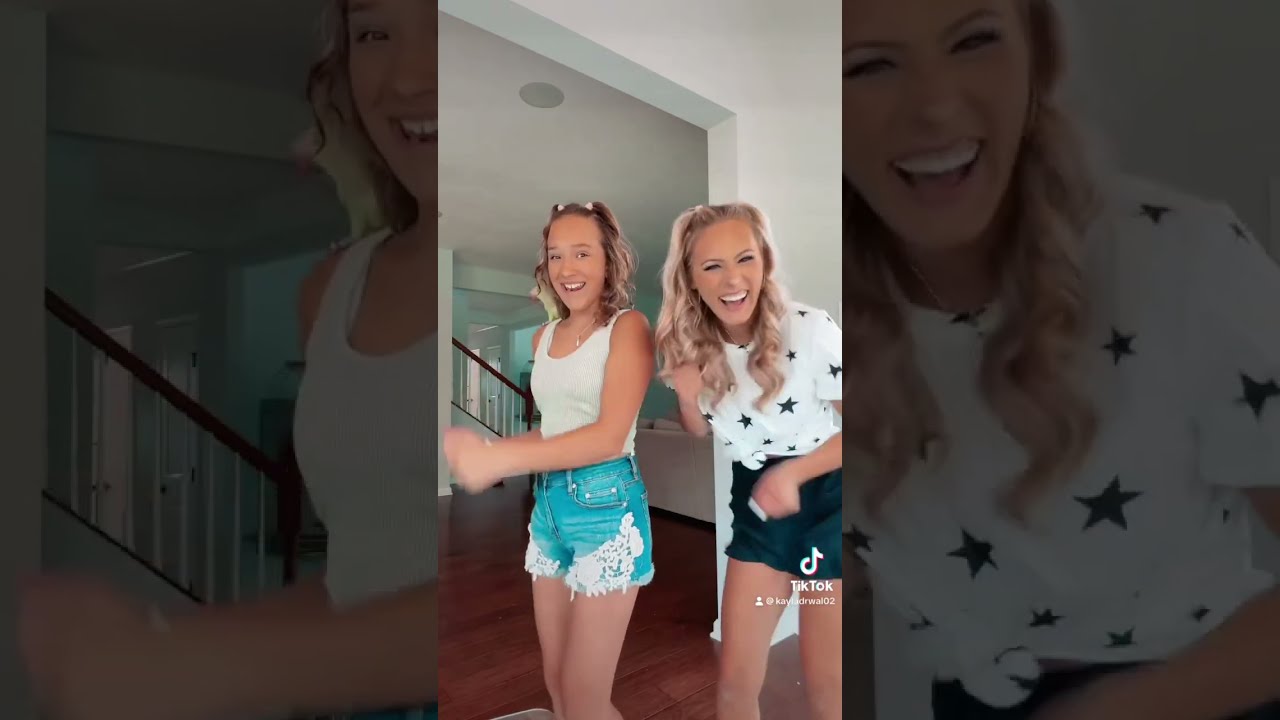 KAYLA AND KALLI DANCING WITH BIRDS Shorts