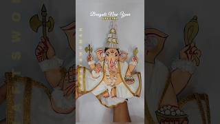(PART 3) Jamai Ganesh | Making Of Borer Mini Topor With Paper |  Wedding Tray Decoration Idea