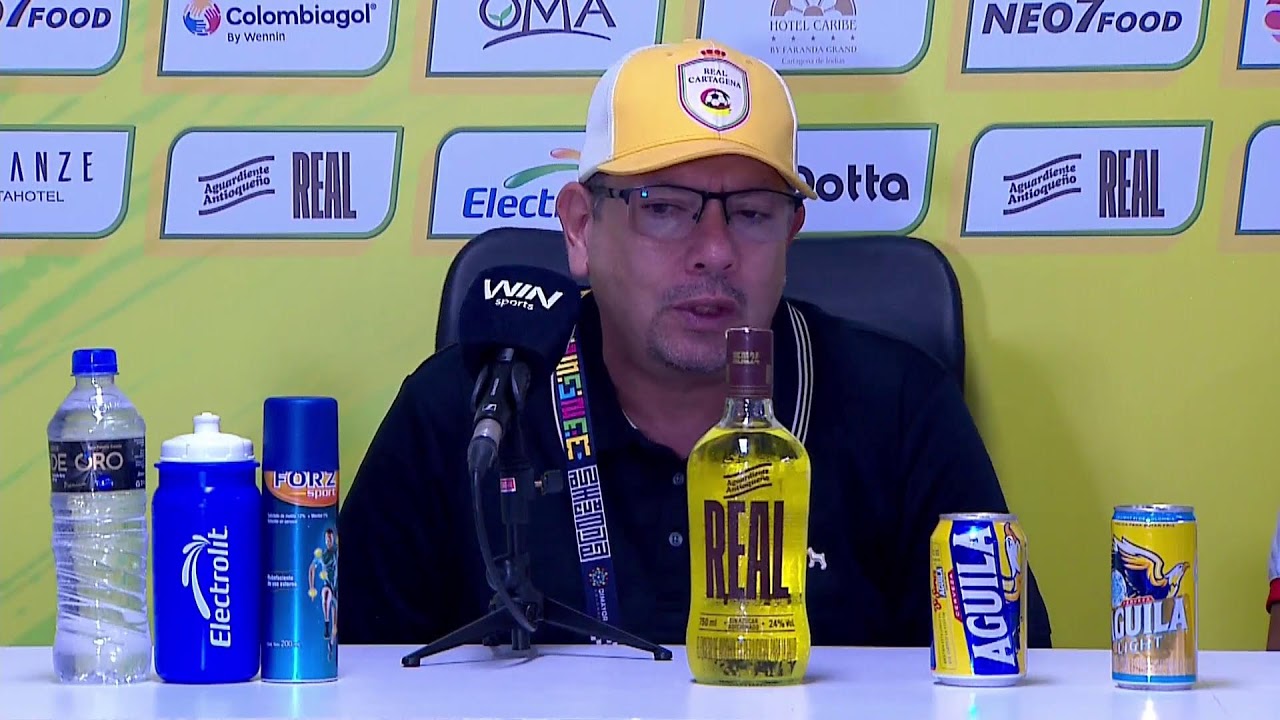 Rueda de prensa de Real Cartagena tras su partido con Internacional de Orsomarso