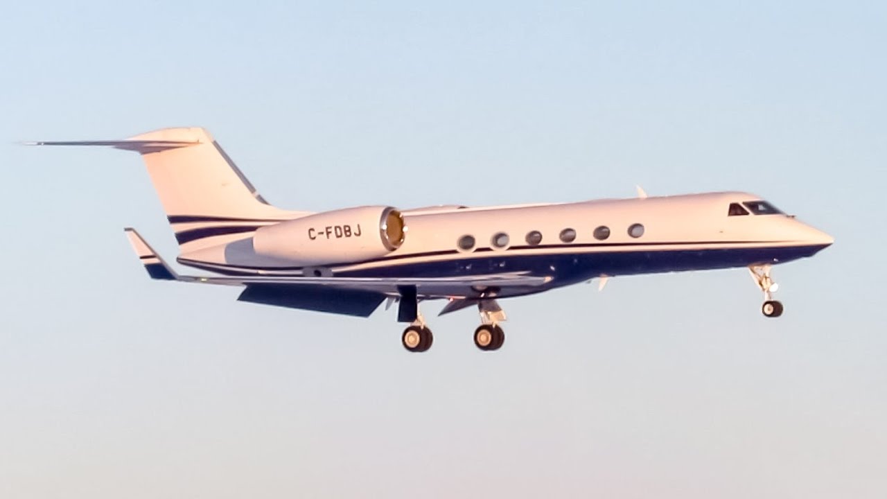 Aviation Starlink Gulfstream G450 (Glf4) Landing In Montreal (Yul/Cyul) -  Youtube