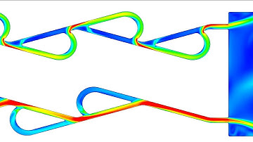 SolidWorks Flow Simulation Simple Tesla Valve Demonstration Preview