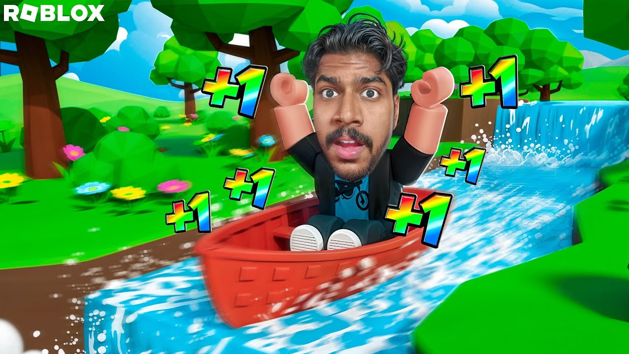 Reaching MAX SPEED in Roblox Sail Down a River!!