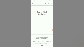 Orthotics-basic Introduction