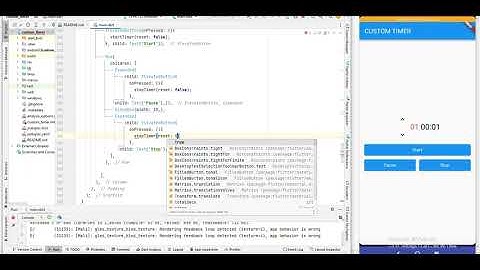 How To Implement A Custom Countdown Timer In Flutter| With Start, Pause & Stop