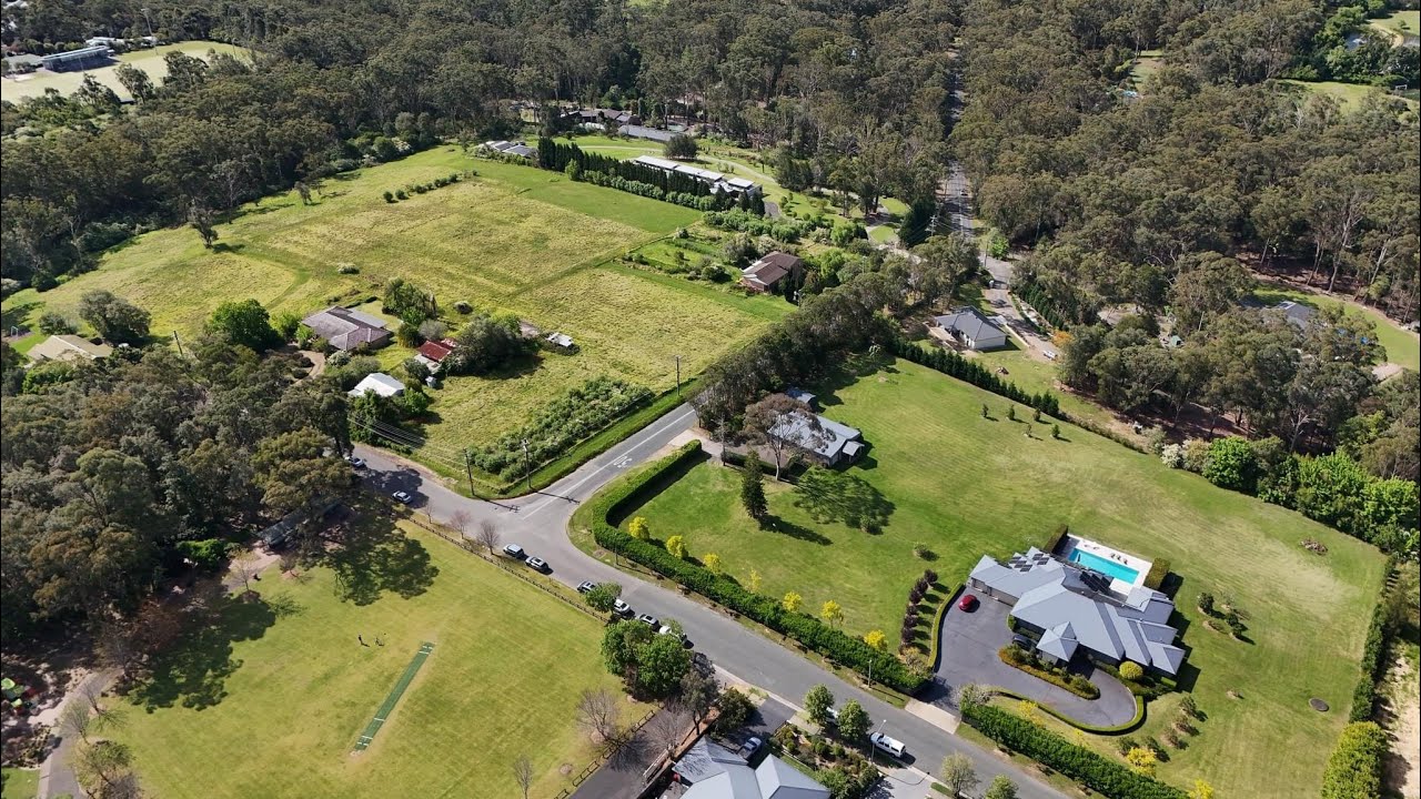 Dural Drone North West Sydney NSW Australia Library Kenthurst Hills ...