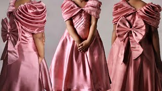 designer baby girl frock cutting and stitching in hindi/ DIY baby girl frock tutorial