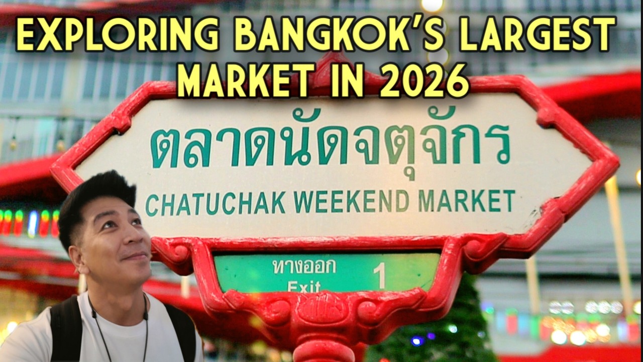 Exploring Chatuchak Weekend Market in 2026 | Bangkok’s Biggest & Craziest Market 🇹🇭