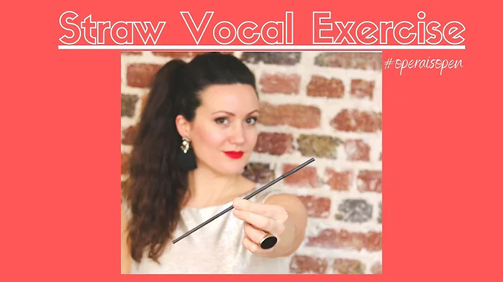 Julie Fuchs: Vocal Exercises with a Straw