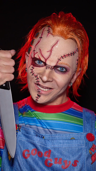 Chucky Doll SFX Halloween makeup transformation