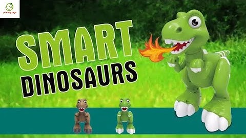 Jungle Overlord Remote Control Smart Dinosaur with Spray Light Sound Function USB Charger 🦖🤩🙌