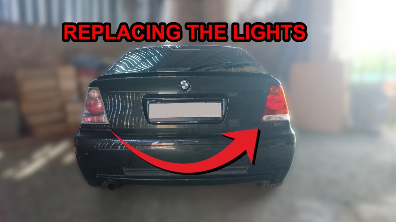 forkæle Antagonisme fængsel How to change rear lights on a BMW E46 Compact - YouTube