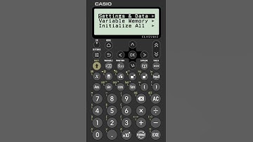 Hoe reset je een Casio fx-991CW of fx-570CW | #shorts #Casio #calculator #alevel #alevelmaths