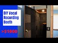 Diy home recording booth best 2023  step by step