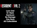 Resident evil 2 remake  leon 2nd  s rankhardcore100no damage walkthrough pc