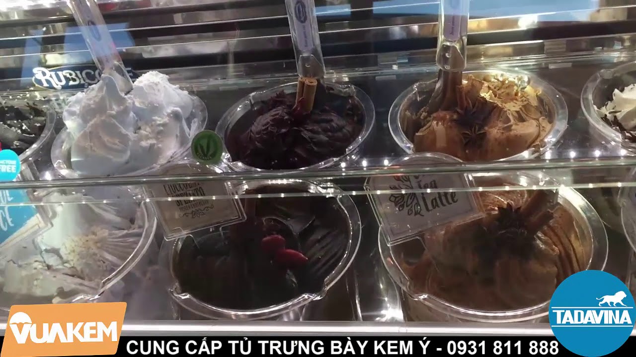 CÔNG TY TADAVINA BÁN TỦ TRƯNG BÀY KEM Ý GELATEC |  VUAKEM