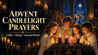 Advent Candlelight Prayers | Sacred Instrumental Hymns with Soft Cello & Harp screenshot 3