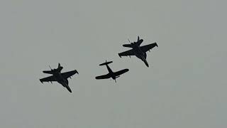 Navy Legacy Flight ft. E/A-18 Growlers and F4U Corsair at Air Dot Show Augusta 5/25/24