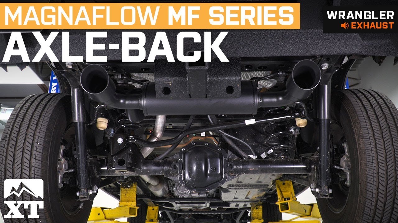 Magnaflow Jeep Wrangler Street Series Axle-Back Exhaust System 