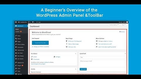 Bài 9: Thiết lập chức năng cơ bản trong khu vực quản trị Website WordPress