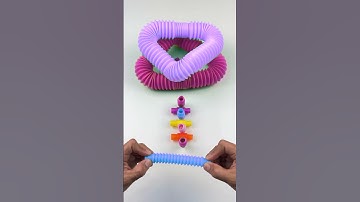 Satisfying Pop Tube Robot Style #diy #asmr #satisfying #creative #poptubesound  #robot #oddasmr