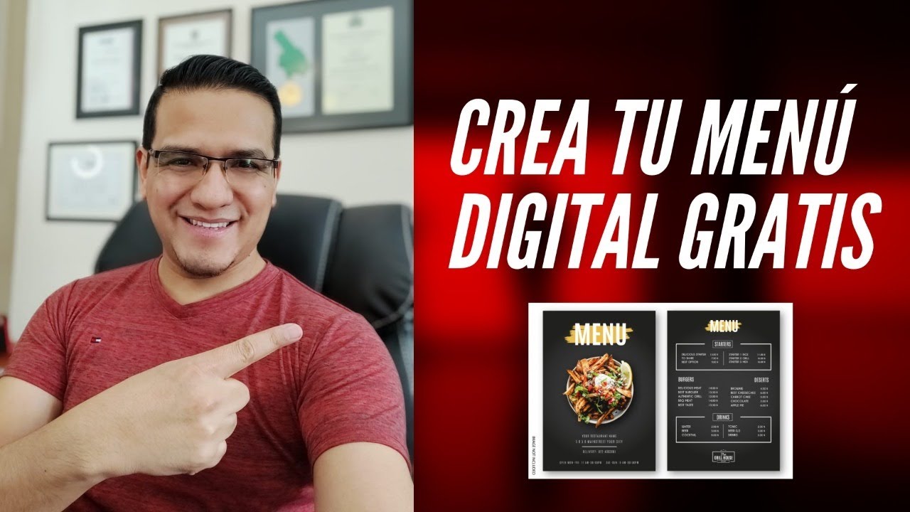 Como Hacer Un Menu 🚀 Cómo crear un menú digital con código qr para restaurante GRATIS en 5  minutos Beto López parte 1 - YouTube