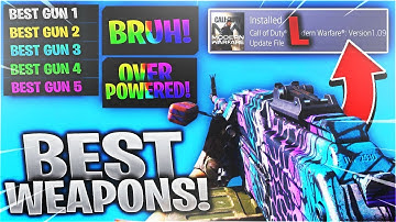 Modern Warfare: NEW Top 5 Best Guns and Best Class Setups after 1.10 Update (COD MW 1.10 Patch)