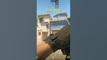CS2 Pit Smoke Mirage From CT Spawn cs2 #shorts