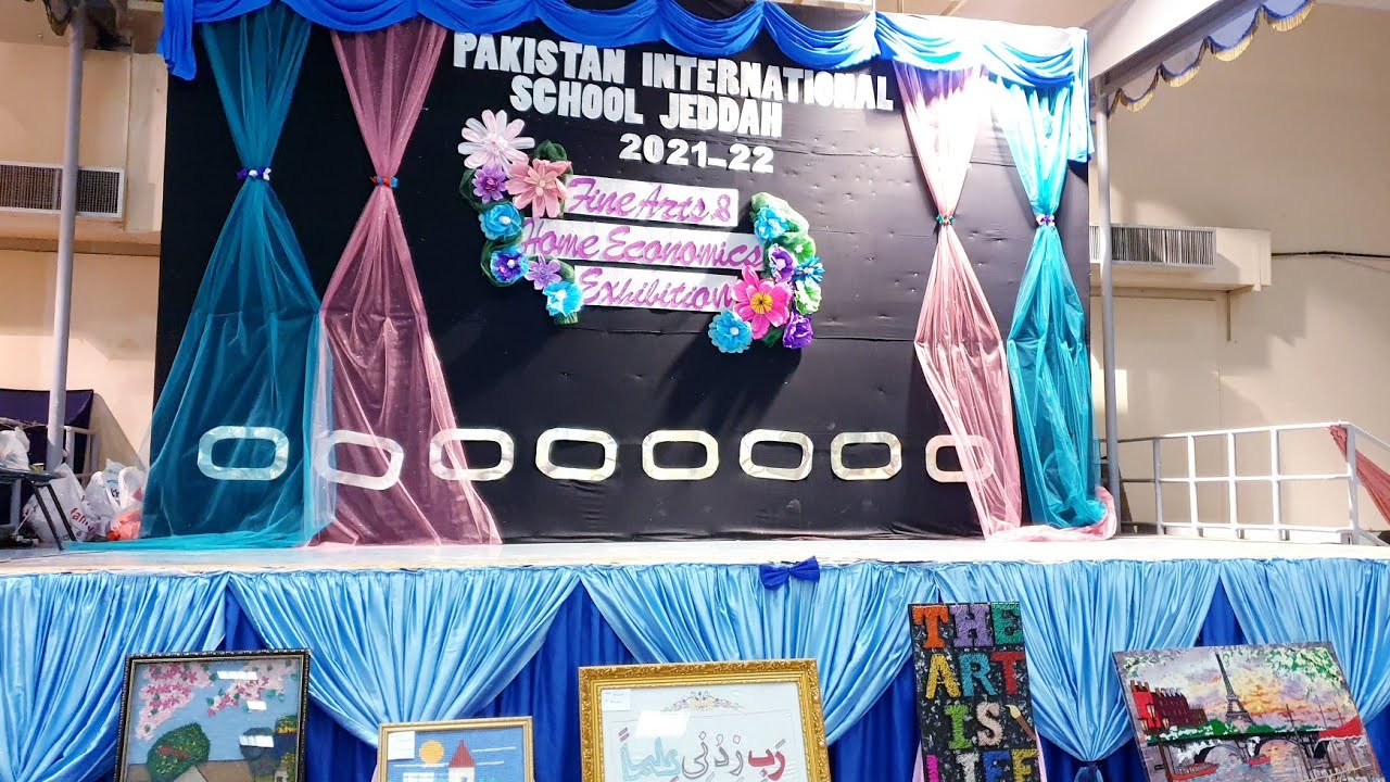 Pakistan International school jeddah azizia art exhibition pisj azizia jeddah binte hawa