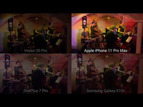 Recording a Jazz concert with four different smartphones