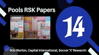 WEEK 14 2024 #FOOTBALL #POOL #RSK PAPER REVIEW VIDEO SERIES 2024/2025 SEASON - 5TH/6TH OCTOBER 2024