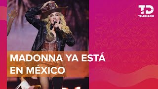 Madonna ya está en México; así fue su llegada a hotel en CdMx
