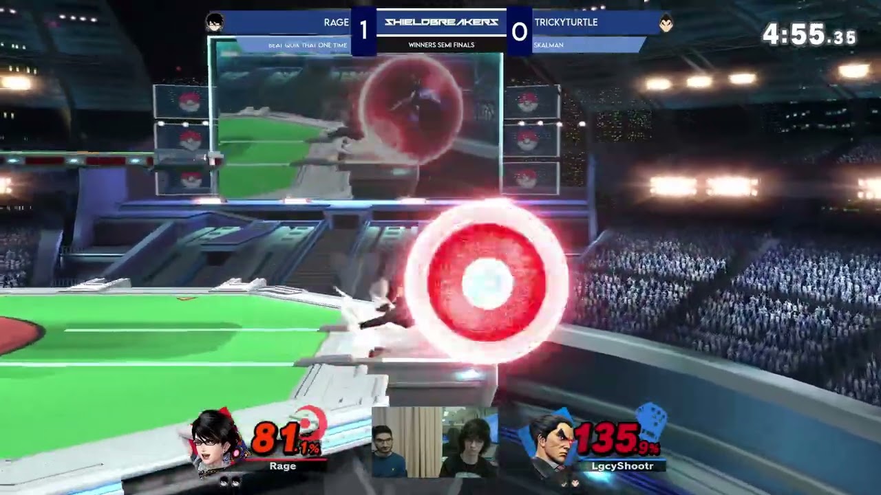 Shieldbreakers Weekly 132 Winners Semis - Rage (Bayonetta) Vs. TrickyTurtle (Kazuya) - SSBU