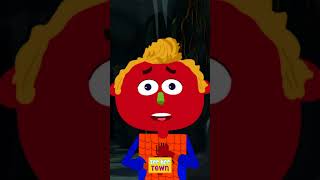 Haunted Tunnel ALERT! Creepy Mummy Scares Len  #shorts #halloween #teeheetown