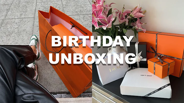 unboxing - what i got for my birthday | chanel, hermès, dior ...