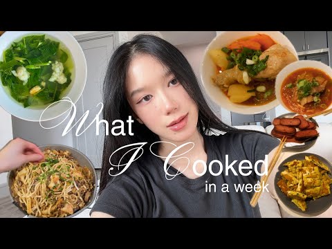 What I Cooked In A Week