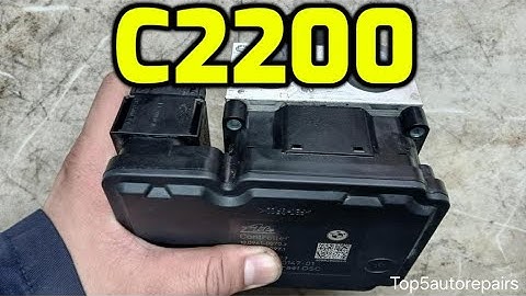 C2200 ABS MODULE FAILURE CODE HOW TO FIX, SYMPTOMS AND COMMON CAUSES (DODGE CHRYSLER JEEP RAM)