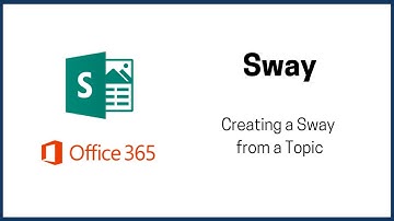 What is Microsoft Sway? Creating a Sway from a Topic
