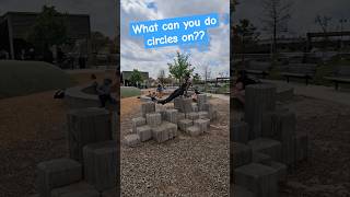Pommel circles at OKC park! Level 8 Mens Gymnast  #challenge #athlete #gymnast #extreme #viral #look