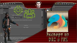Как экспортировать из Daz 3d в fbx