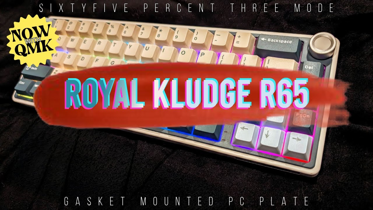 Royal Kludge R65 65% 3 Mode with QMK VIA | Review and Sound Test