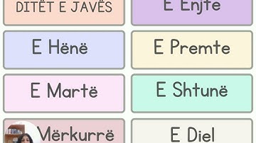 Learn Albanian with Viola. Days of the week