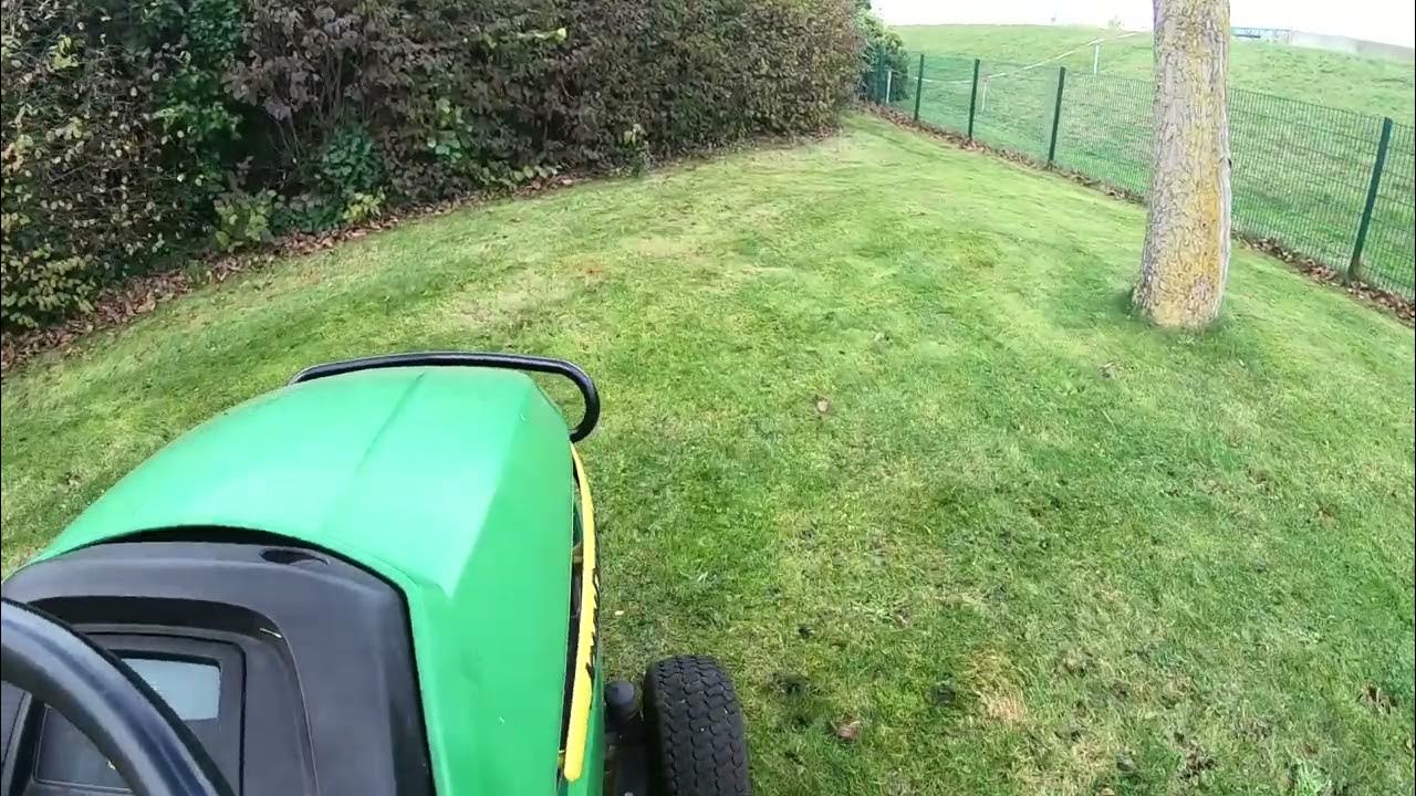 Rasen Traktor Anlage mähen. YouTube