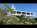 A self-driving golf-cart ride up to the ocean tower in Kouri island, Okinawa, Japan