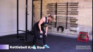 Bedrock Strength Demo: Kettlebell Kroc Row