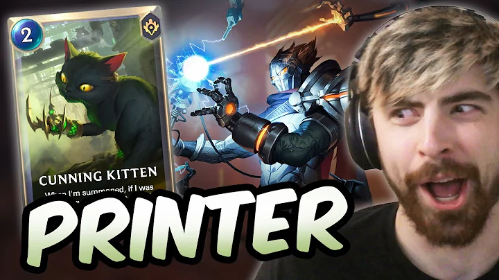 Cunning Kitten Printer | Zilean Viktor | LoR new c...