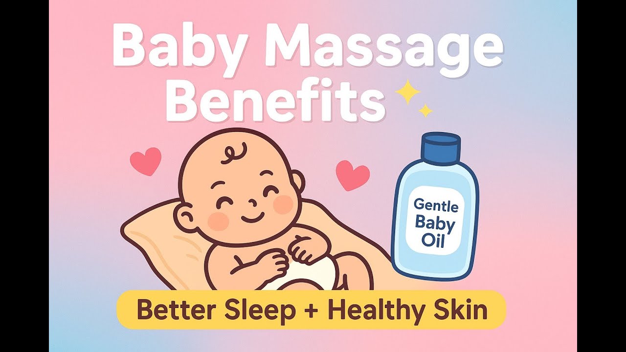 “How to Massage Your Baby | Baby Massage Benefits, Easy Steps & Johnson’s Baby Oil Tutorial 💖”