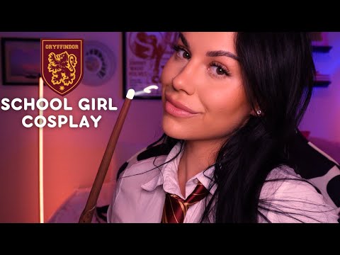 ASMR Gryffindor Girl Cosplay | Triggers and Tingles